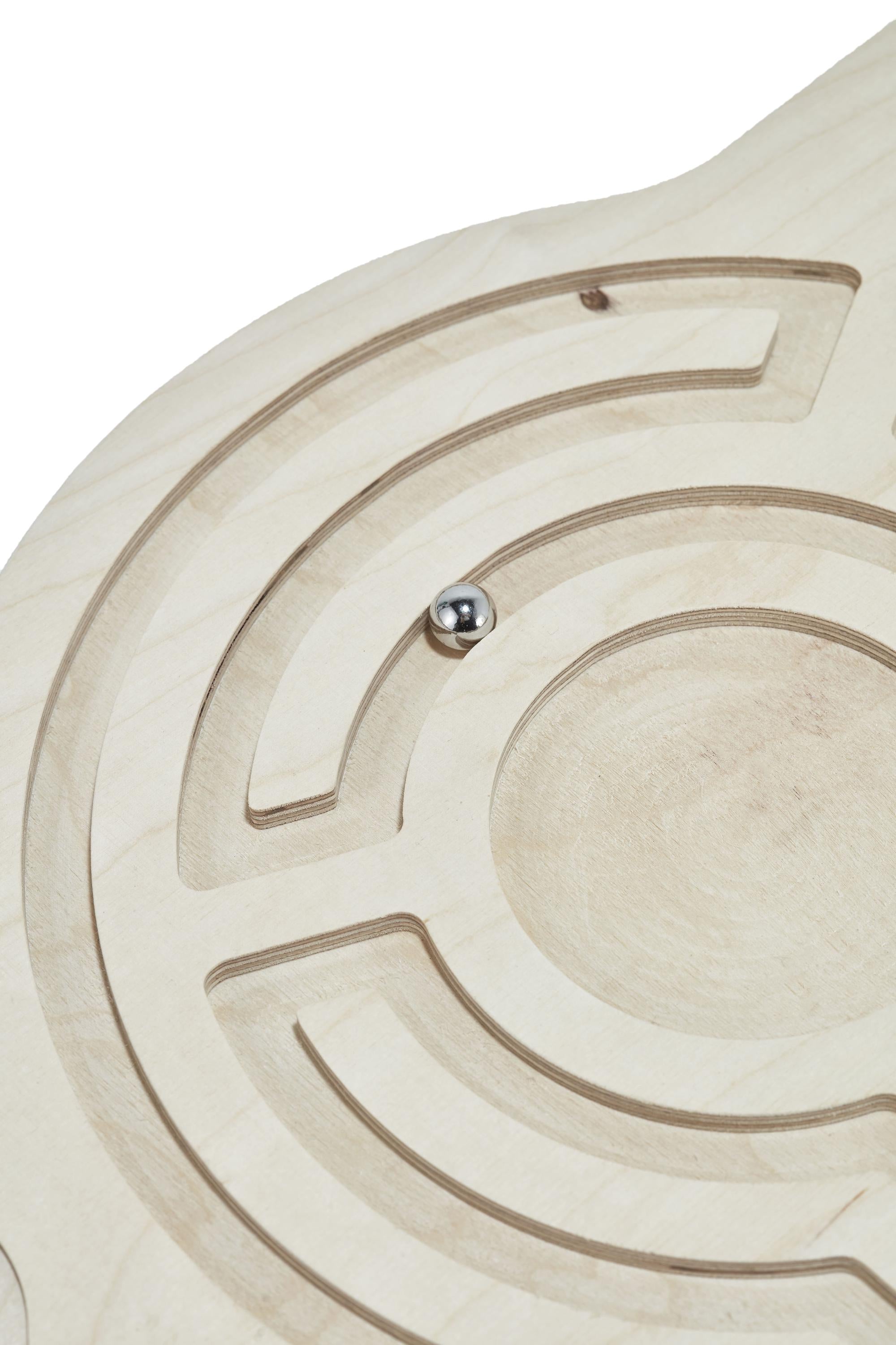 Engaging Wooden Balance Maze Toy - Montessori Wobble Activity Board for Kids