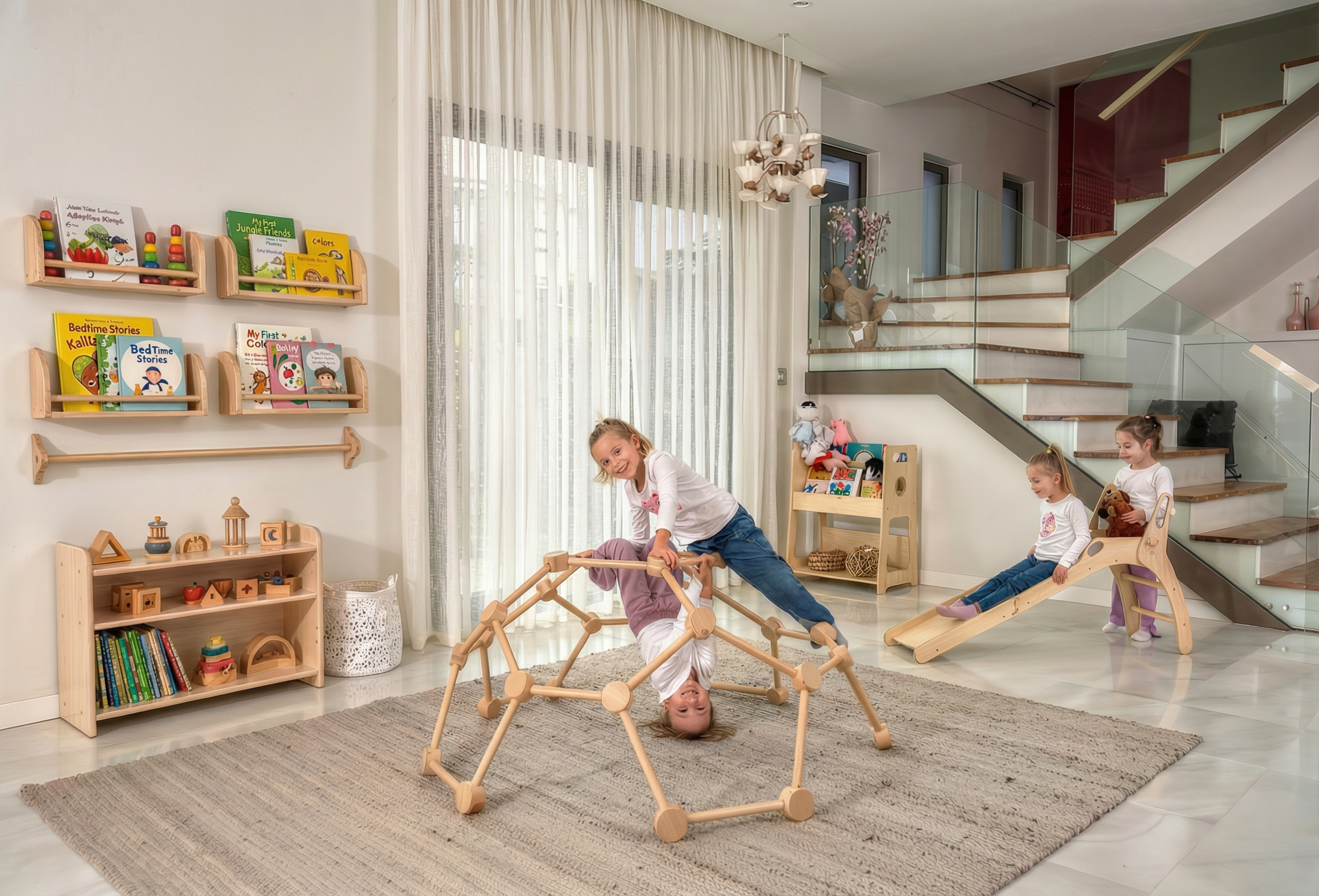 Spider Climber Dome – Domo de Escalada Montessori de Madera
