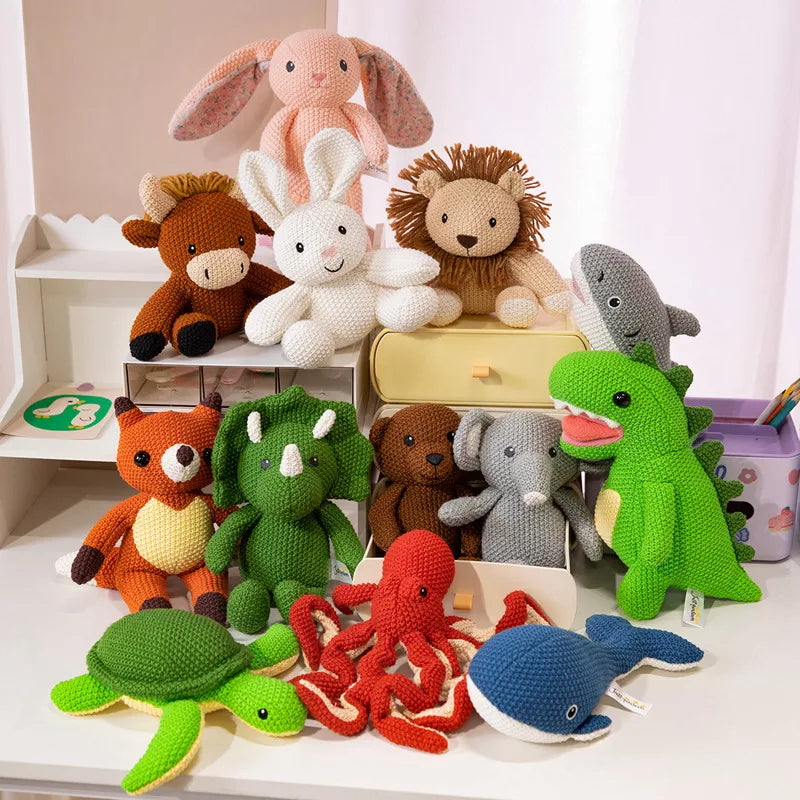 Peluches de punto Kawaii — Suavidad, calma y juego natural