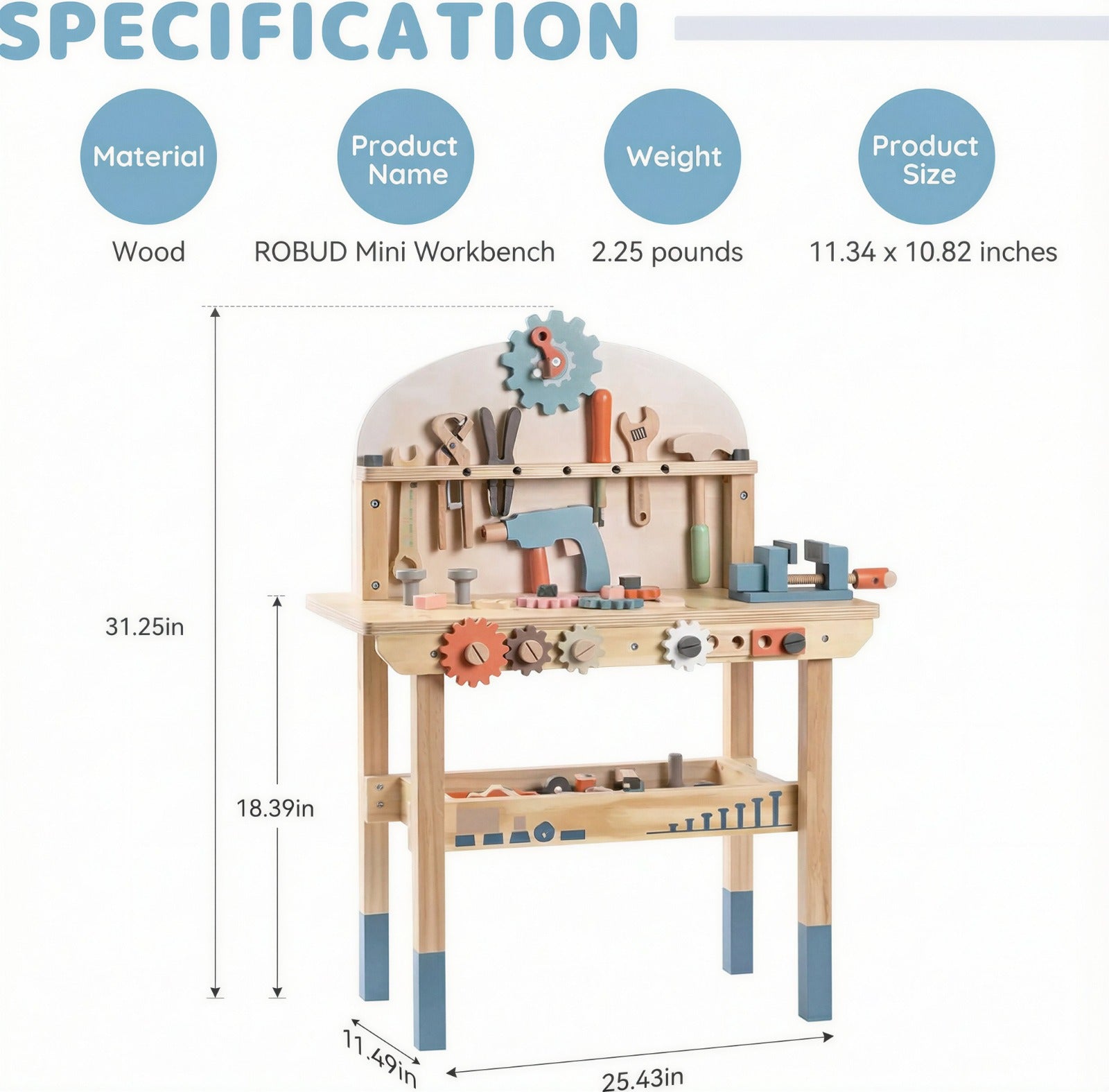 Juego de Construcción y Taller Montessori para Niños y Niñas de 3 a 8 Años