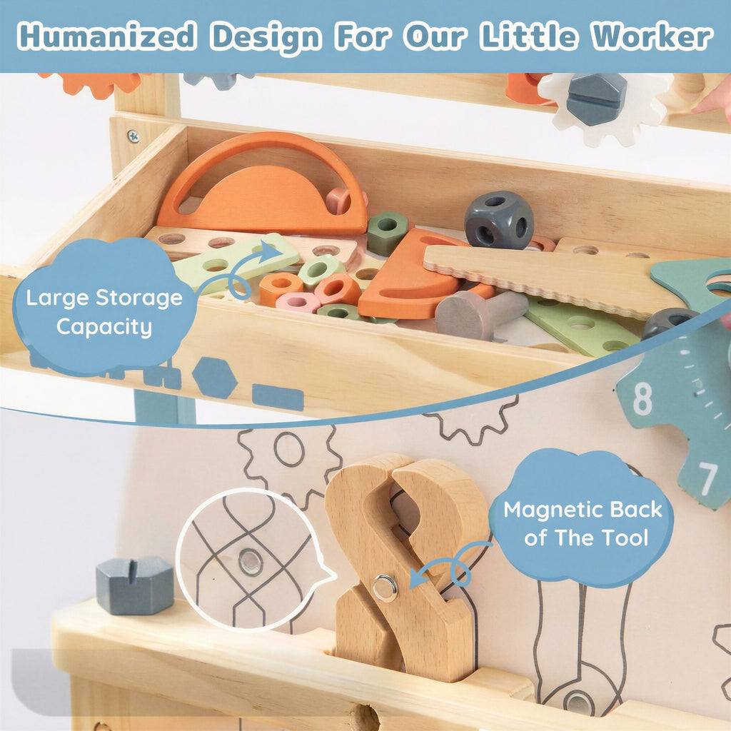 Juego de Construcción y Taller Montessori para Niños y Niñas de 3 a 8 Años