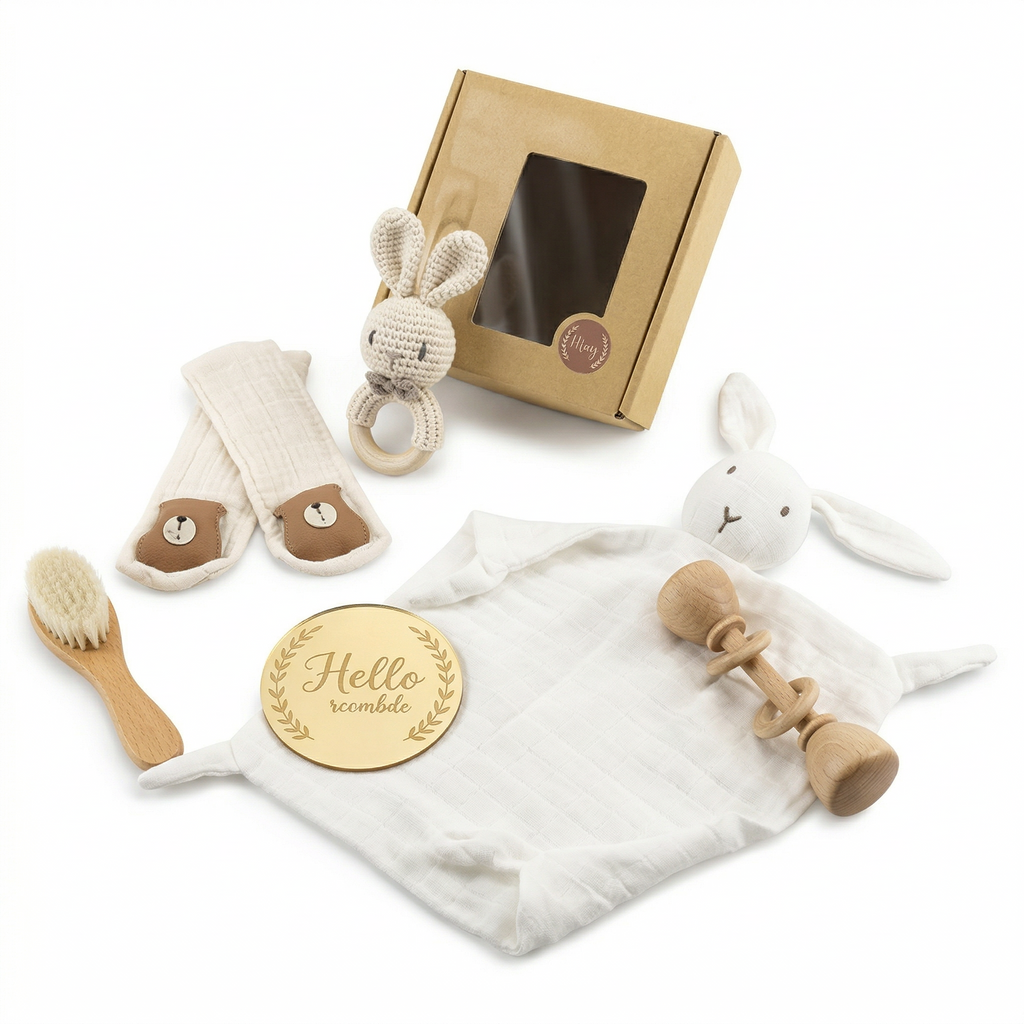 🎁 Set de regalo para recién nacido (6 piezas)