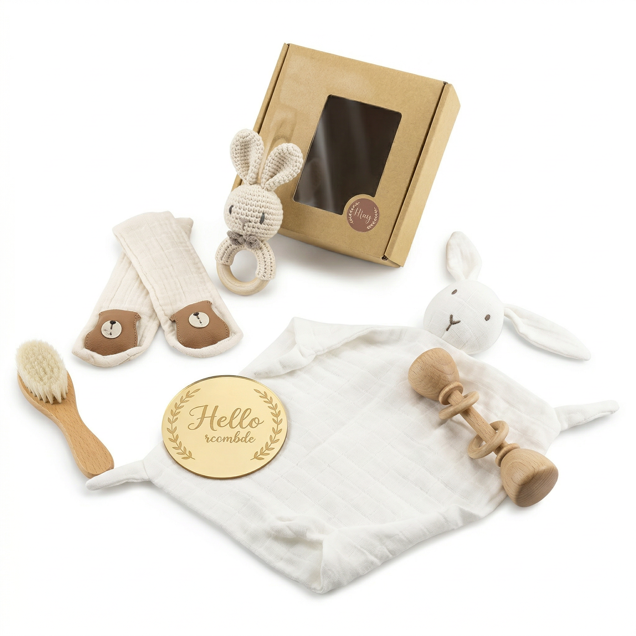 🎁 Geschenkset für Neugeborene (6-teilig)